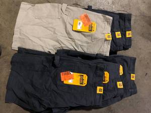 lot 29 image: Lot of Assorted Mens Work Shorts Various Sizes and Models  Customer Returns See Pictures