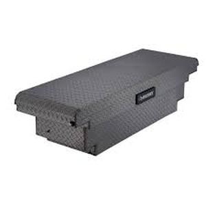 lot 15 image: Husky 61 in. Graphite Aluminum Mid-Size Low Profile Crossover Truck Tool Box  Customer Returns See Pictures