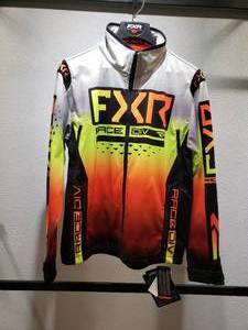 lot 13 image: FXR Cold Cross RR Jacket - White Lightning Multi Color - Mens Large