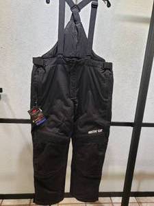 lot 21 image: Artic Cat Premium Pro Snow bibs  pants with removal should straps - Black - Mens 2XLT