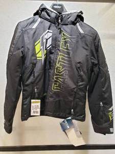 lot 31 image: Castle Strike Jacket - Black  Silver  Lime - Womens Medium