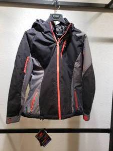 lot 42 image: Artic Cat Frost Jacket - Black  Charcoal Heather  Red accents - Womens XL