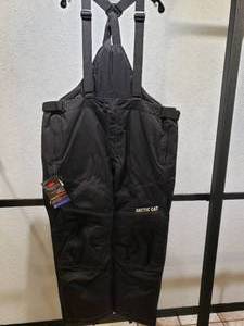 lot 51 image: Artic Cat Premium Pro Snow Bibs  pants with removable shoulder straps - Black - Mens 2 XL