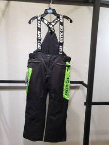lot 78 image: Artic Cat PTS Team Artic Snow Bibs - BlackLime - YOUTH C12