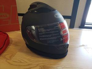 lot 97 image: Bell PS Qualifier Forced Air Helmet - Matte Black - Large