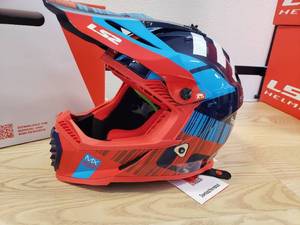 lot 110 image: LS2 Gate XCODE Helmet - RedBlue - XS