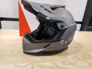 lot 138 image: LS2 Gate Two Face Helmet - Matte GrayBlack - XXL
