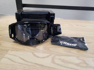 lot 188 image: Castle Stage II Over the Glasses Frame snow googles - Black with clear lens