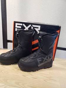 lot 225 image: FXR X-Cross Pro BOA boots - Black  Gray - Mens size 15