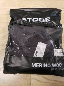 lot 229 image: Tobe Ovis Merino Wool base layer pants - Shadow color - size Medium
