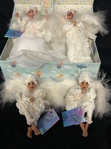 4 Handmade by Connydeylen Elf Angel Ornaments