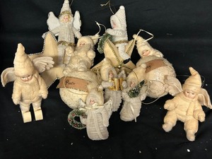 Lot of Antique Vintage Cotton Christmas Ornaments