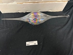 Set of 3 HandBlown Large Glass Ornaments