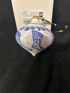Porcelain Painted Glass Ornament
