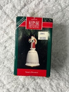 Hallmark Gold Crown Edition Santa Ornament