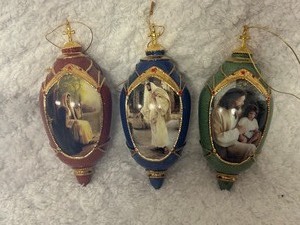 3 Bradfords Edition Heirloom Ornaments