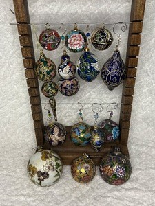 Assorted Vintage Cloisonne Ornaments