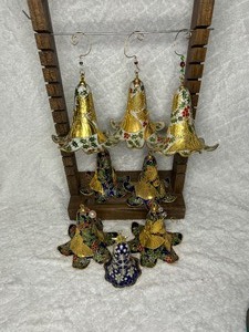 Assorted Vintage Cloisonne Ornaments
