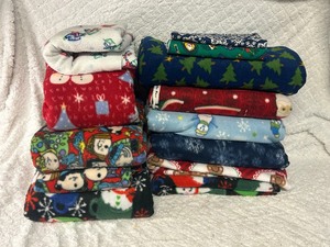 Tote Full of Fleece Christmas Fabric