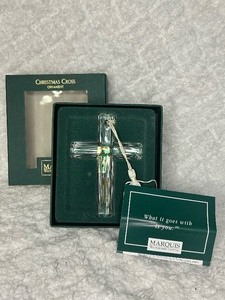 Christmas Cross Ornament Marquis Waterford Crystal