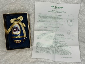 Mr. Christmas Musical Egg Ornament