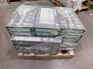 lot 52 image: 12 x 24 Porcelain Tile Lot - 19 Cases  304 Square Feet
