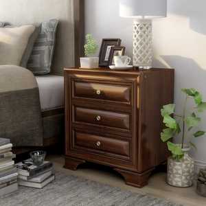 lot 176 image: Brinley 3-Drawer Cherry Nightstand