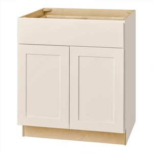 lot 213 image: (11) Avondale Kitchen Cabinet Starter Lot  - Antique White