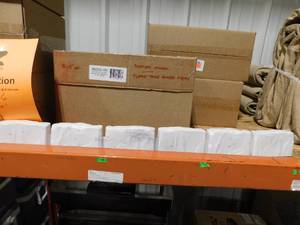 lot 157 image: gray marble faux stone 3602g-15c - 6 Cases  90 L.F