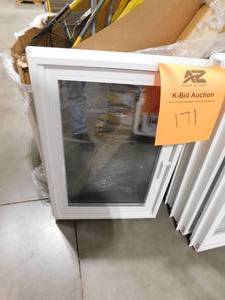 lot 171 image: TAFCO WINDOWS 31.75 in. x 21.75 in. Hopper Vinyl Window