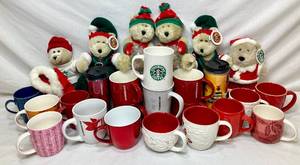Starbucks Holiday Bundle of Mugs, Tumblers and 6 Bears