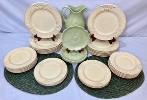 Country Gate Enesco Plates and Pitcher Set