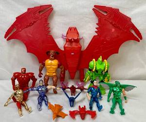 Vintage Collection of SilverHawks - Action Figures- 12 pieces