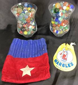 Vintage Jars of Marbles - Assorted Sizes