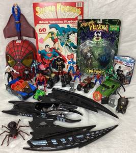 Superhero Bundle - Spiderman, Batman, Cars, Batmobile, Catwoman and more