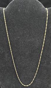 14K Gold 24 Rope Necklace - Made in Italy