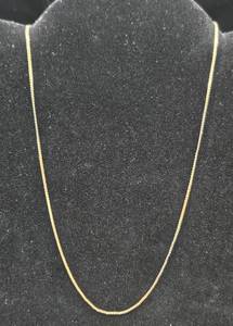 14K Gold 17 Serpentine Necklace - Made in Italy