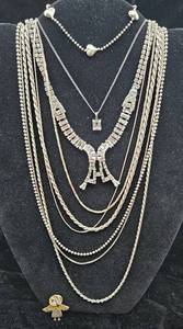Collection of Sterling Silver.925 Necklaces