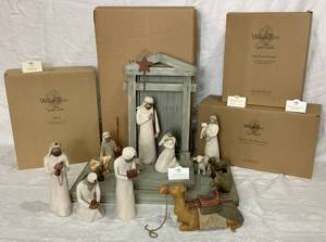 Willow Tree Nativity Set - includes Nativity, The Three Wiseman, Shepard & Stable Animals, Creche