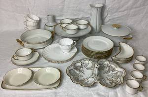 Gold & White Serving  Collection