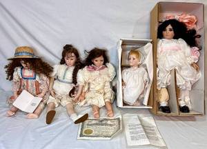 Vintage Doll Collection from The Great American Doll Company  and Federica