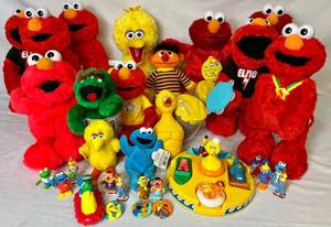 Seseme Street Lot - Elmo, Big Bird, Oscar the Grouch and more