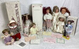 Vintage Doll Collection from Gotz, The Ashton-Drake,Danbury Mint, The Ultimate Collection, Good-Kruger and Lee Middleton