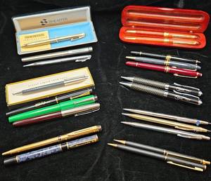 Vintage Collection of Pens - Mont Blanc, Parker, Scheaffer, Cross, Waterman and More