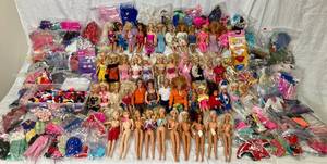 Massive Lot of Vintage 1966 Barbie Dolls, Clothes, Shoes and Accessories