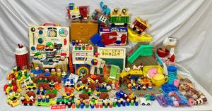Vintage Playskol and Fisher Price Toys