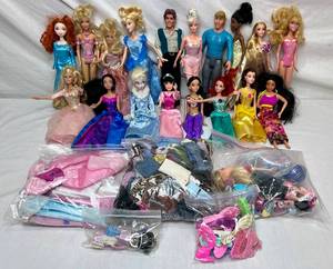 Barbie Princess Collection -16 Princesses and  2 Princes