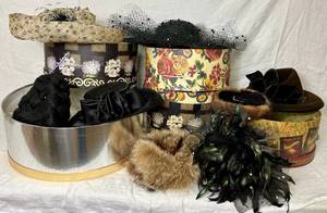 Collection of Vintage Womens Hats