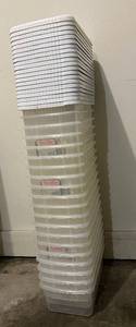 Sterilite Clear View Totes 6 Qt.- 20 pcs
