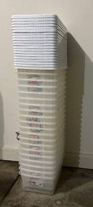 13Qt Sterilite Clear View Totes Lot 2 - 20 pc